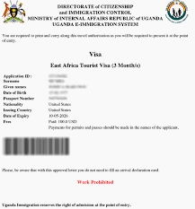 Uganda Sample eVisa